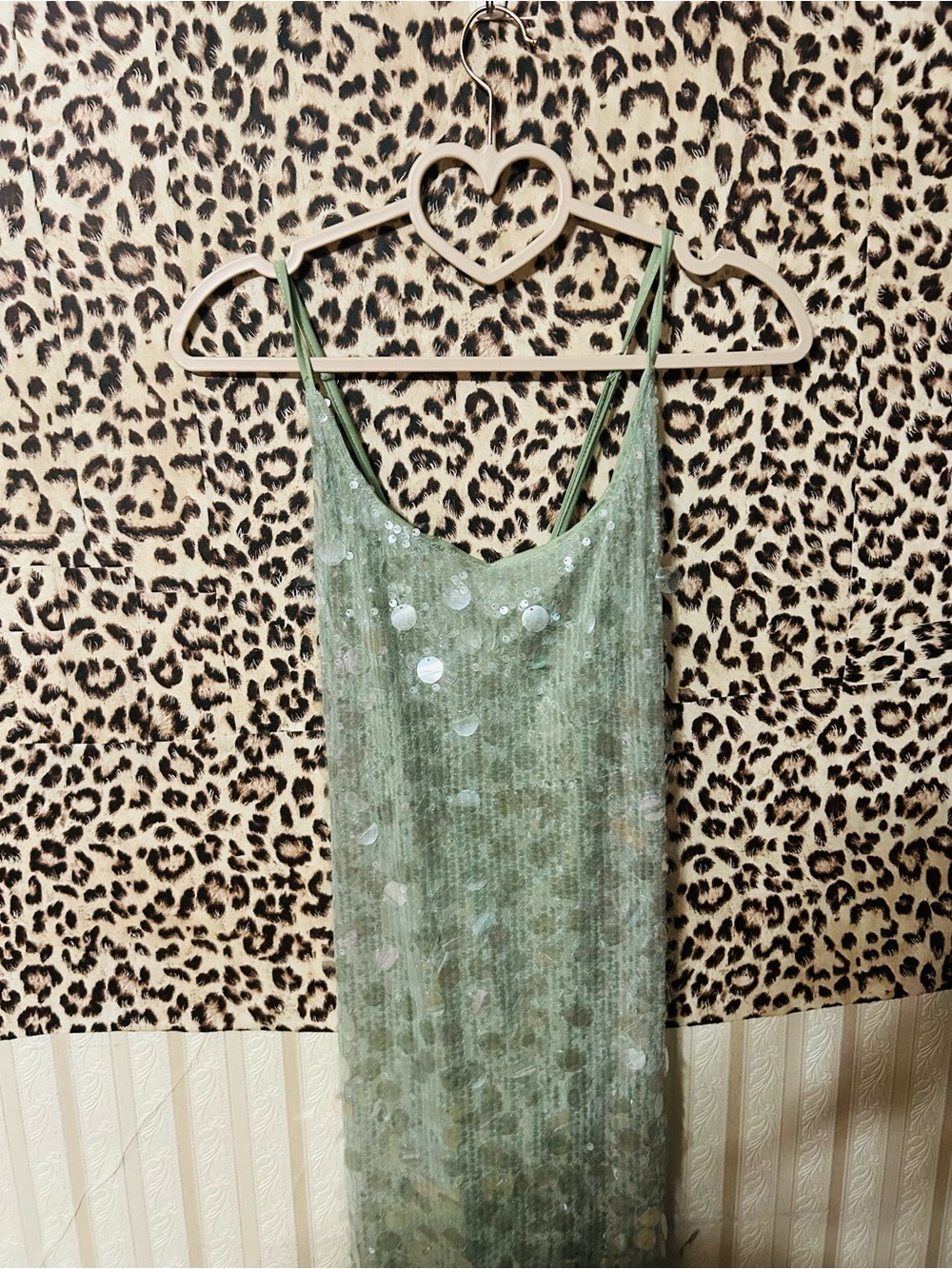 SHEIN Mermaid Sequin Maxi Dress